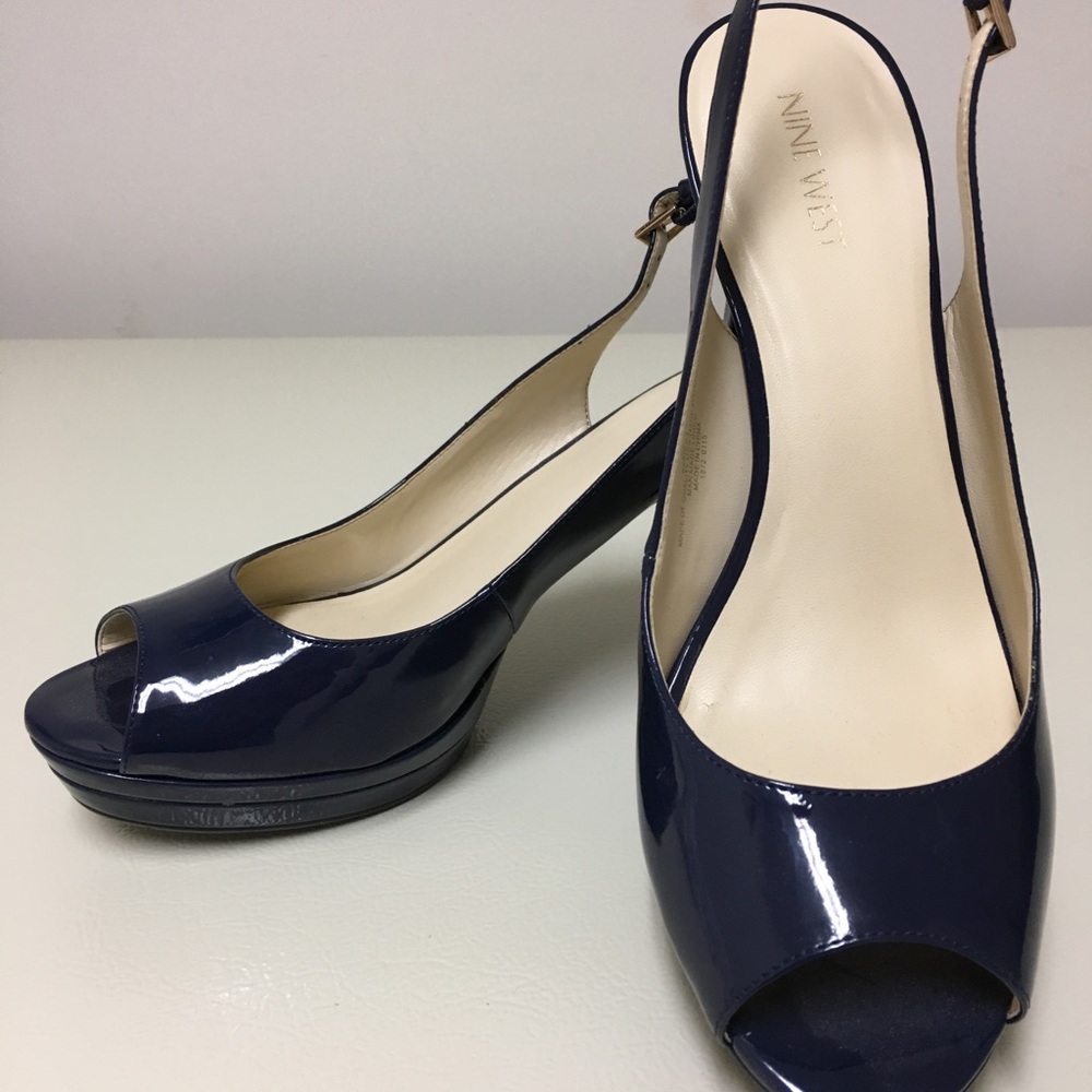 Nine West Slingback Platform Pumps